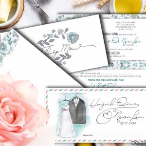 Thiệp cưới DQ-2106-offset