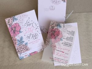 Thiệp cưới DQ-2125-Giấy can