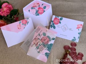 Thiệp cưới DQ-2124-Giấy can