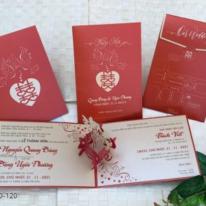 Thiệp cưới DQ-KPD-120