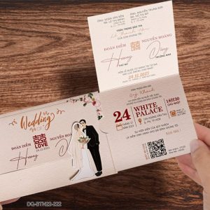 Thiệp cưới DQ-BTN22-222