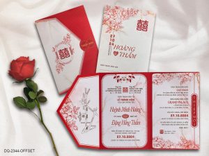 Thiệp cưới DQ-2344- Offset