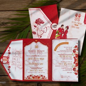 Thiệp cưới DQ-2342-Offset