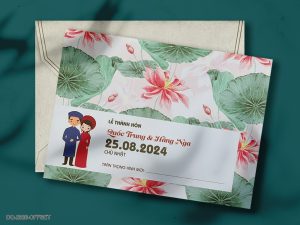 Thiệp cưới DQ-2326-Offset