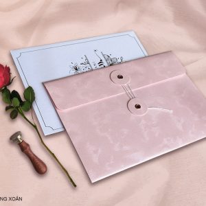 Thiệp cưới DQ-2324-Hồng Xoắn