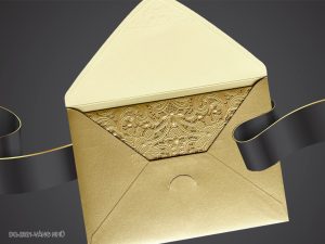 Thiệp cưới DQ-2321-Vàng Nhũ