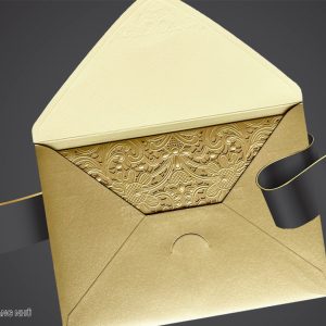 Thiệp cưới DQ-2321-Vàng Nhũ