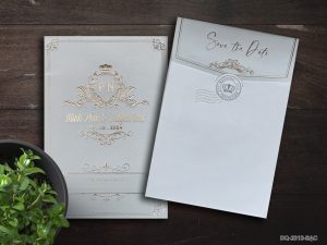 Thiệp cưới DQ-2313-Bạc