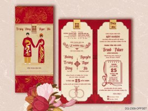 Thiệp cưới DQ-2309-Offset