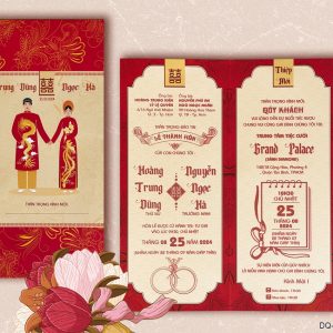 Thiệp cưới DQ-2309-Offset