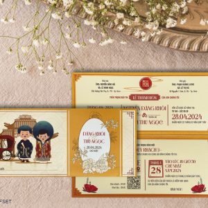 Thiệp cưới DQ-2308-Offset