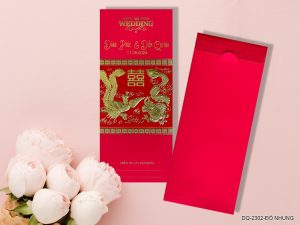 Thiệp cưới DQ-2302-Đỏ Nhung