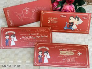 Thiệp cưới DQ-KD5-131-đỏ