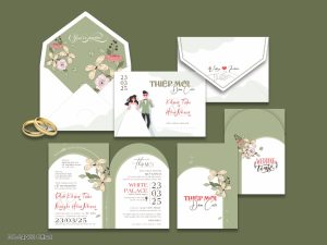 Thiệp cưới-DQ-24A22 Offset