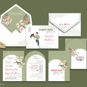 Thiệp cưới-DQ-24A22 Offset