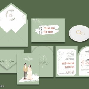 Thiệp cưới-DQ-24A23 Offset