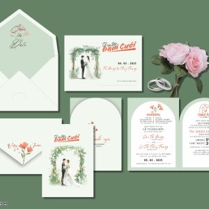 Thiệp cưới-DQ-24A24 Offset