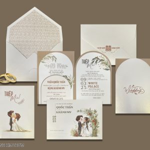 thiệp cưới-DQ-24A31 Ánh Kim Thơm