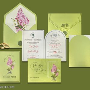 Thiệp cưới-DQ-24A33 Ánh Kim Thơm
