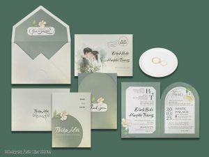 Thiệp cưới-DQ-24A34 Ánh Kim Thơm