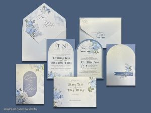 Thiệp cưới-DQ-24A35 Ánh Kim Thơm