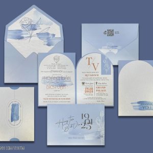 Thiệp cưới-DQ-24A36 Ánh Kim Thơm