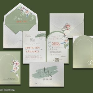 Thiệp cưới-DQ-24A39 Ánh Kim Thơm