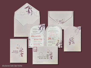 Thiệp cưới-DQ-24A40 Ánh Kim Thơm
