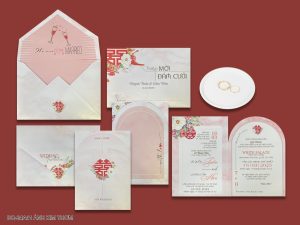 Thiệp cưới-DQ-24A41 Ánh Kim Thơm