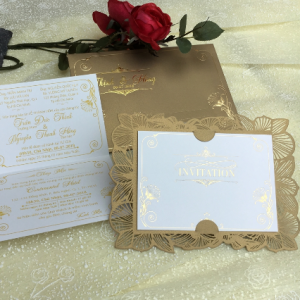 Thiệp cưới DQ-1929- Vàng