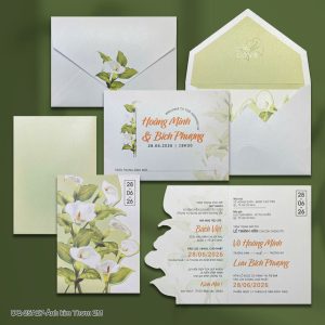 Thiệp cưới DQ-25A27 Ánh Kim Thơm 2M